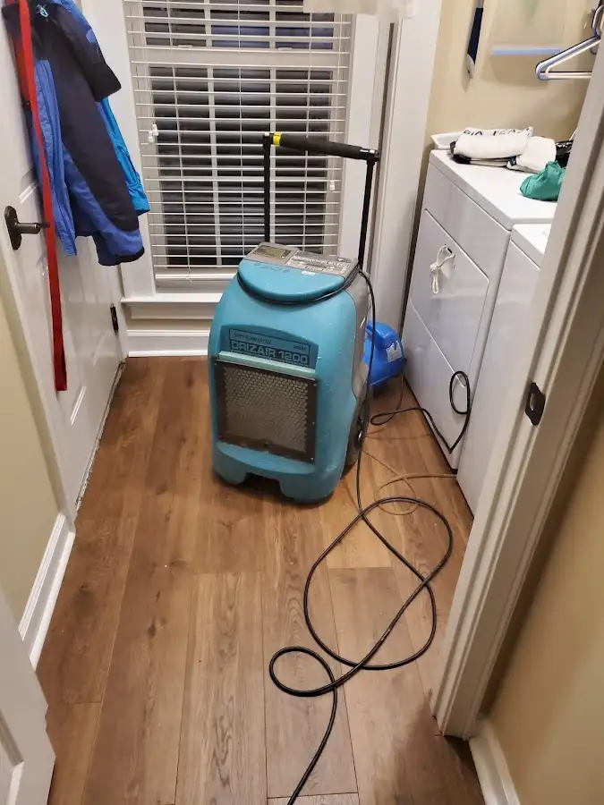 Commercial dehumidifier deployed for Crawl Space Restoration in West Livingston